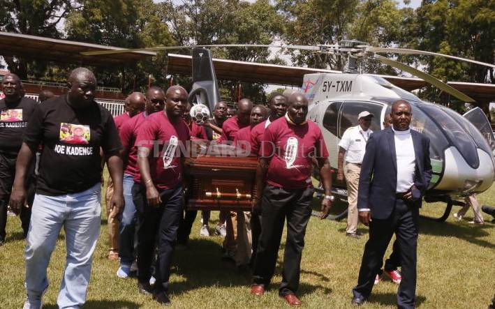 Somber mood as Joe Kadenge is mourned in Kakamega