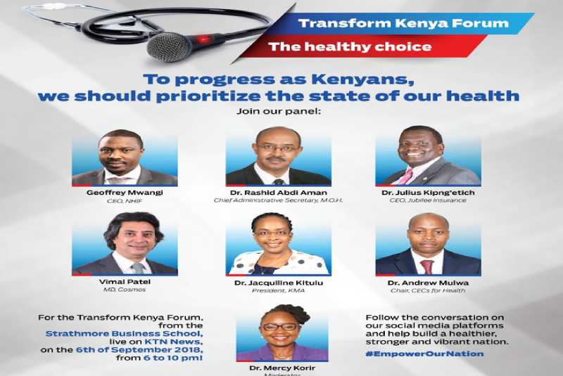 Standard Group ready for the Transform Kenya health forum