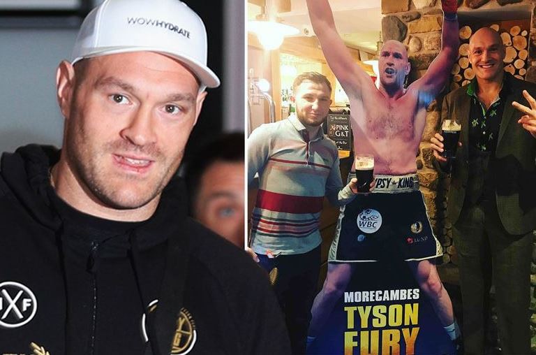 Tyson Fury defies coronavirus advice, sinks pints of Guinness in a bar