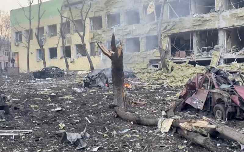 Ukraine accuses Russia of genocide after bombing of children's hospital