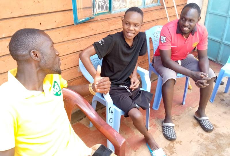 Wisdom Naya: Footballer has lost a leg but that won’t stop him