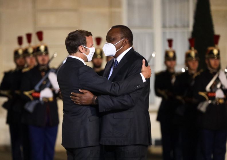 President Uhuru Kenyatta kicks off France visit at Elysee Palace - The  Standard