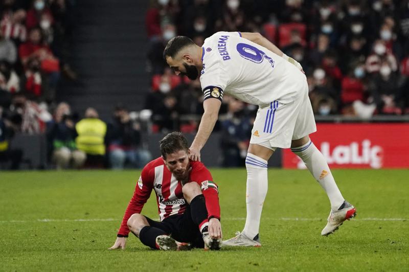 Dua gol Benzema membawa Real Madrid menang 2-1 melawan Athletic : Standar Olahraga