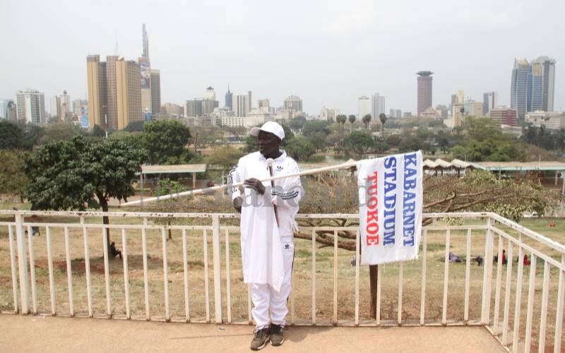 61-year-old completes 12-day trek over Kabarnet Stadium