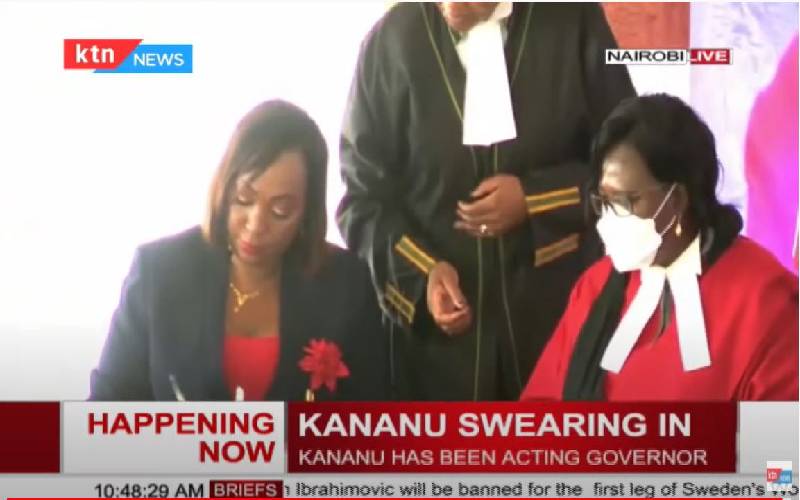 Ann Kananu sworn in, becomes third Nairobi governor