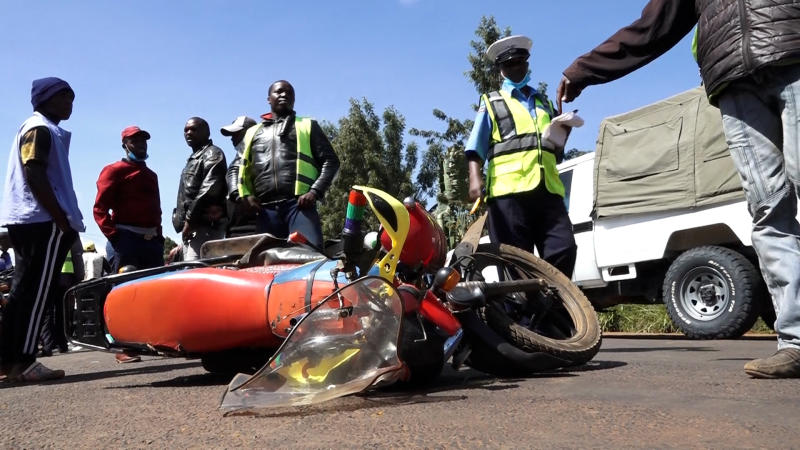 Boda boda rider, woman and her two children perish in grisly accident