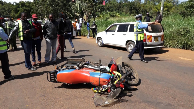 Boda boda rider, woman and her two children die in road crash
