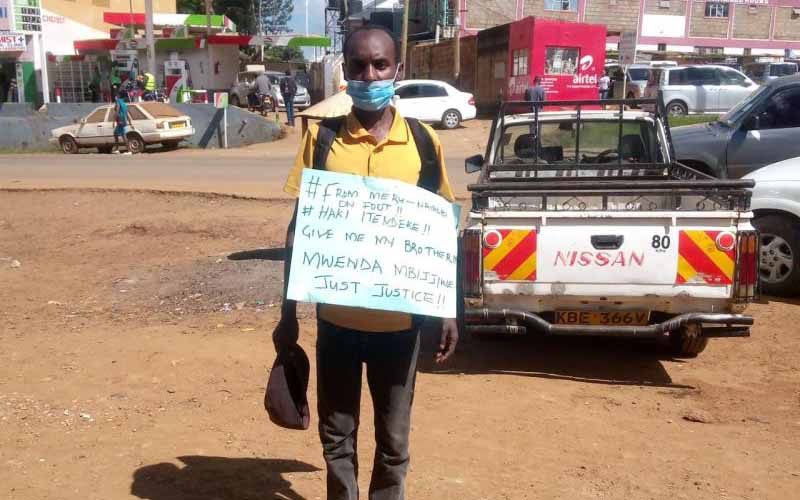 Brother of missing security consultant hits the road to put pressure on DCI