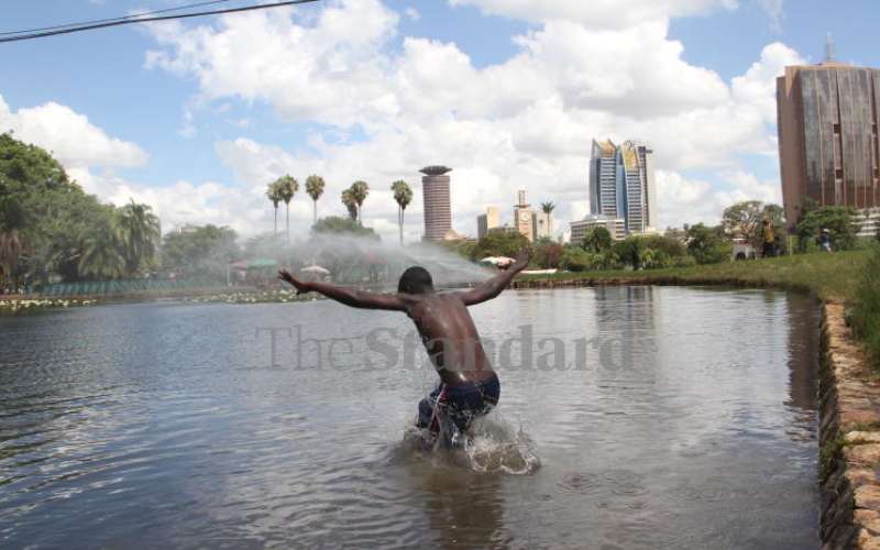  performing spins, twists and somersaults...