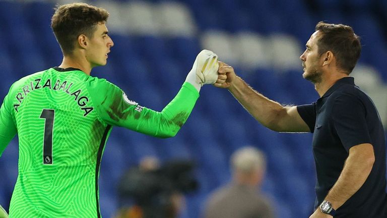 Chelsea can't win title with Arrizabalaga, says Ex- Man United defender Neville