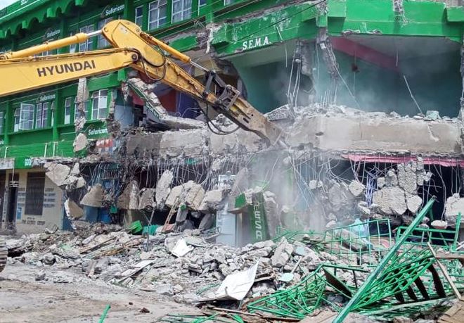 Ol Kalou Traders Counting Losses After Demolitions By the Kenya Railways