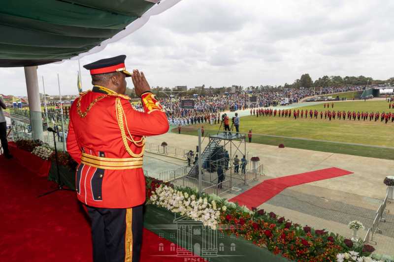 Did Kenya celebrate 57 or 58 years as a republic?