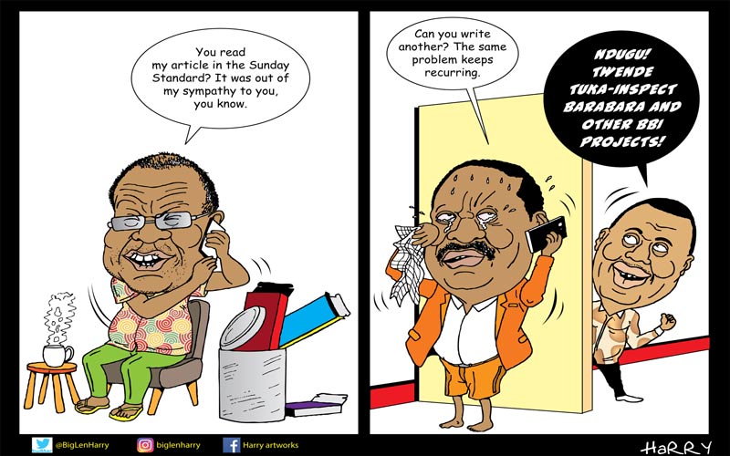 Editorial cartoon: Kiraitu Reaches Out