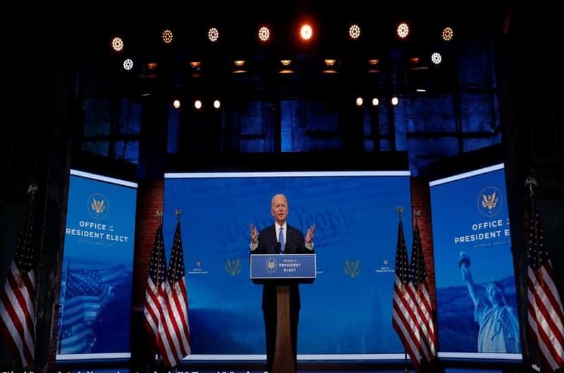 Joe Biden speech after electoral college affirms his victory