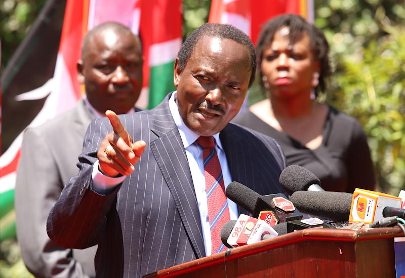 Kalonzo asks Raila Odinga to drop bid for State House, cites pact