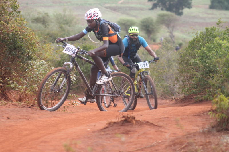 Kenneth Karaya beat David Kinjah at Sokoke Forest Mountain Bike challenge title