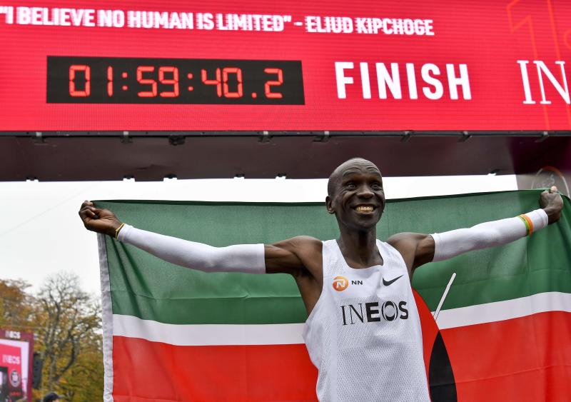Kipchoge among five finalists for 2021 Male World Athlete of the year