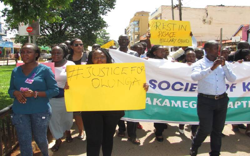 Lawyers protest over colleague's death
