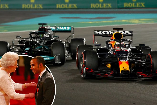 Lewis Hamilton to be knighted at Windsor on Wednesday