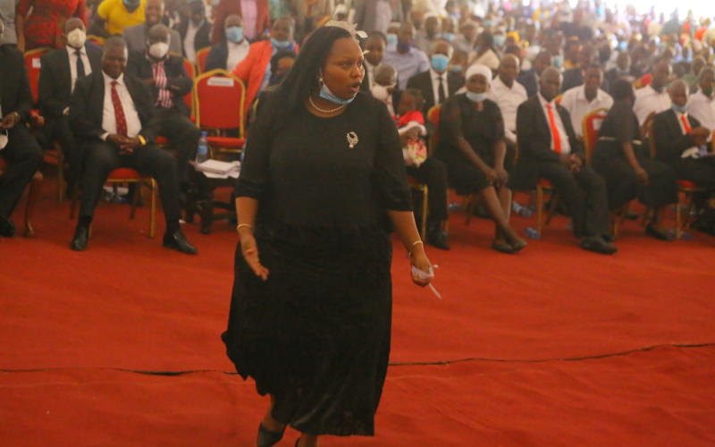 Millicent Omanga annoyed by Dagoreti North MP Simb