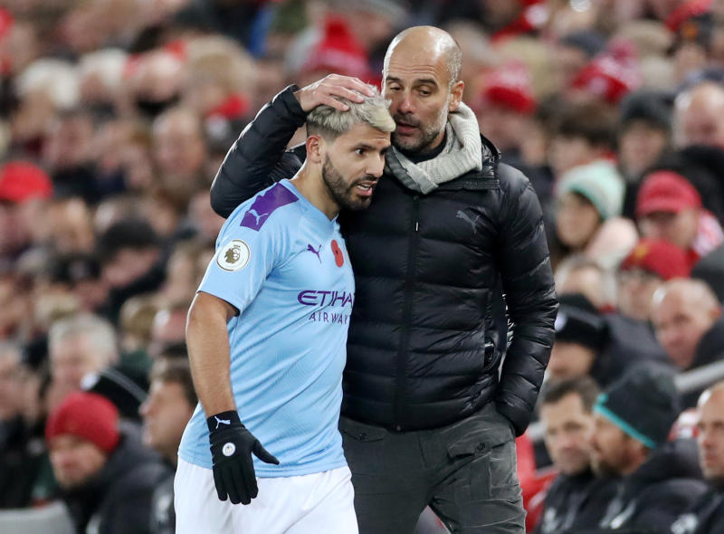 Man City boss Guardiola heaps praise on outgoing Aguero