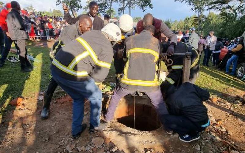Man retrieves three bodies from 40ft borehole in Pokot