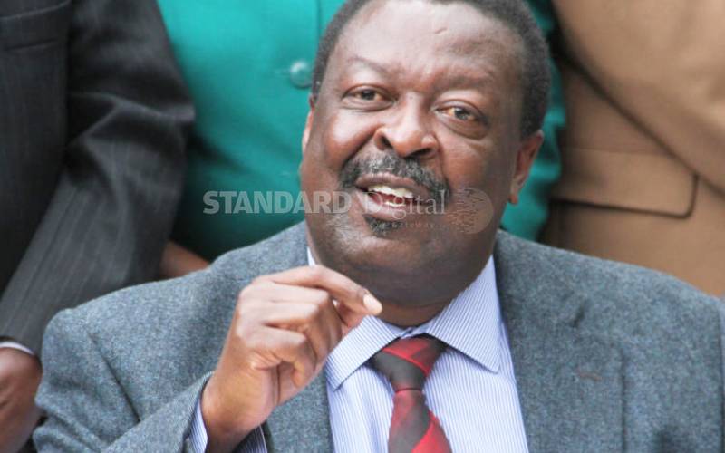 Mudavadi spells conditions for re-introducing PM post
