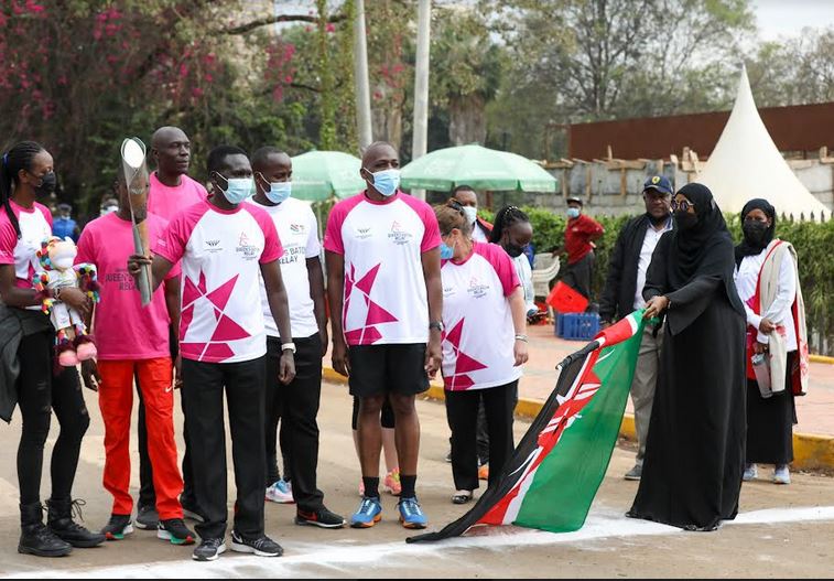 NOCK: Tergat, Injera take part in Nairobi Run as Kenya hosts Birmingham 2022 Queens Baton Relay