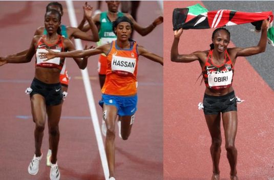 Silver lining for Obiri once again as Hassan breaks Kenyans hearts