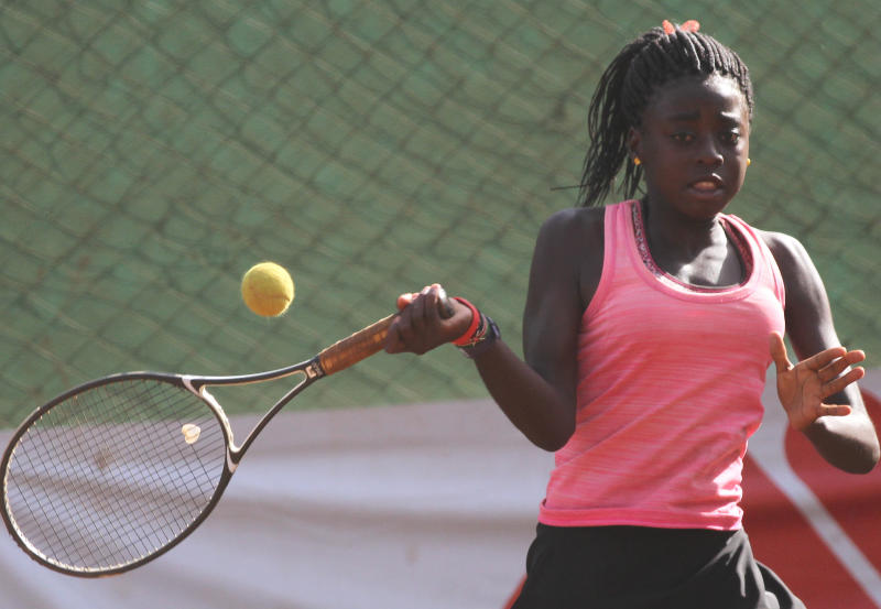 Okutoyi wins round two of the Girls Singles