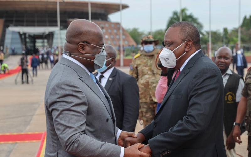 President Uhuru in DR Congo for three-day State visit