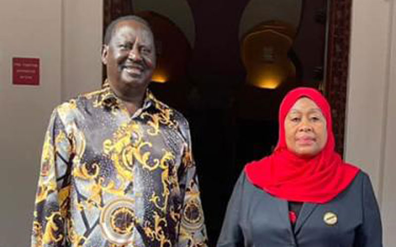 Raila pledges talks with Suluhu to ease border restrictions