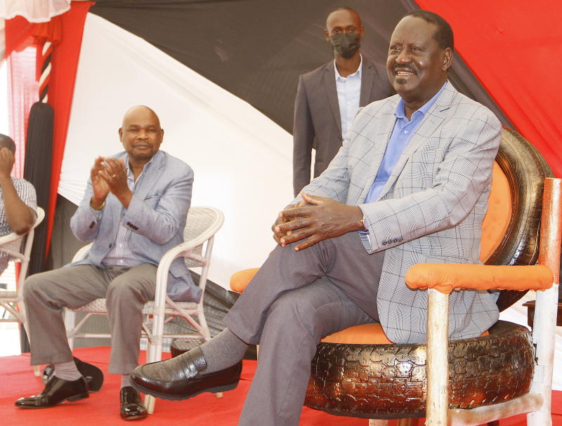 Raila promises youth funds to do business