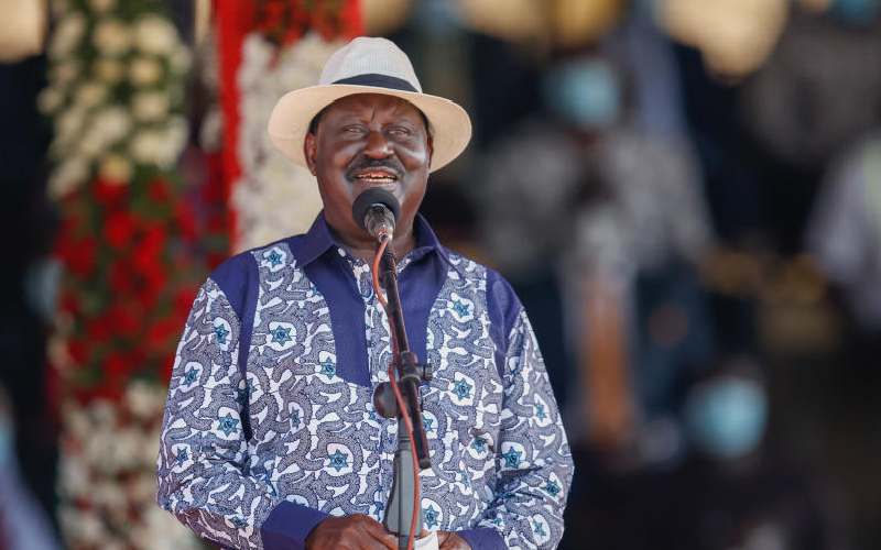 Raila roots for Kazi Mashambani for recovery