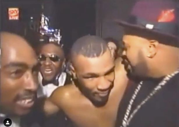 Rare footage emerges of Mike Tyson and Tupac just hours before rapper's death