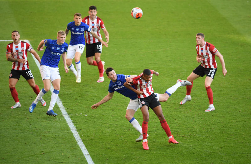 Sheffield United's European hopes fade after loss to Everton