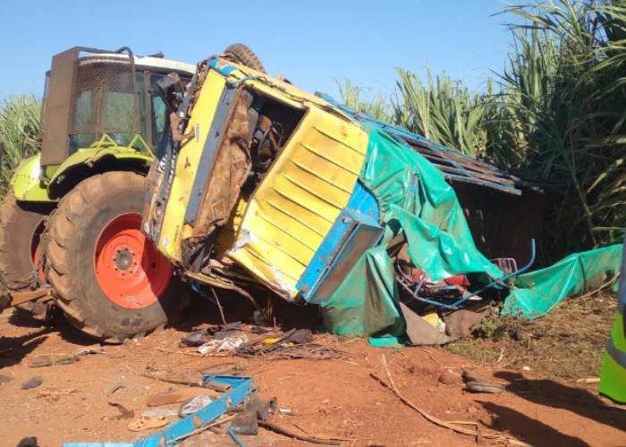 Six killed, 31 injured in lorry-tractor accident in Narok
