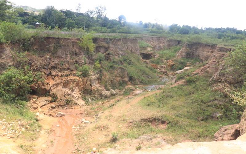 State yet to close Teso South sand gully as locals differ