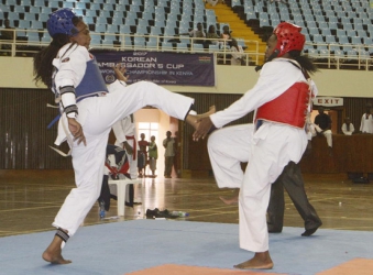 Taekwondo: Ulinzi subdue opponents in taekwondo contest