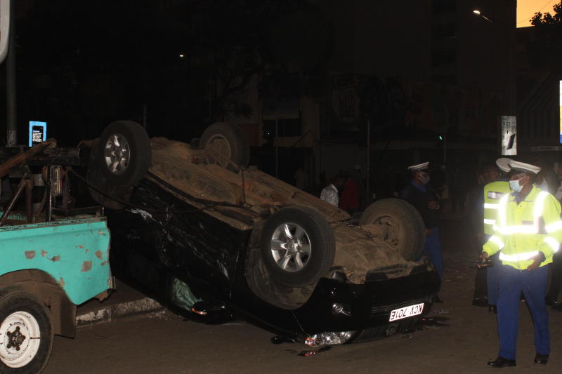 Three injured in early morning city accident in Nairobi