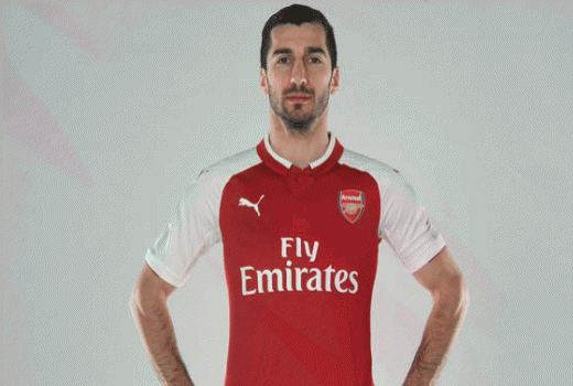 EPL: Why Mkhitaryan will wear 2 different jersey numbers at