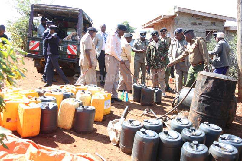 Bar owners protest over war against illicit liquor