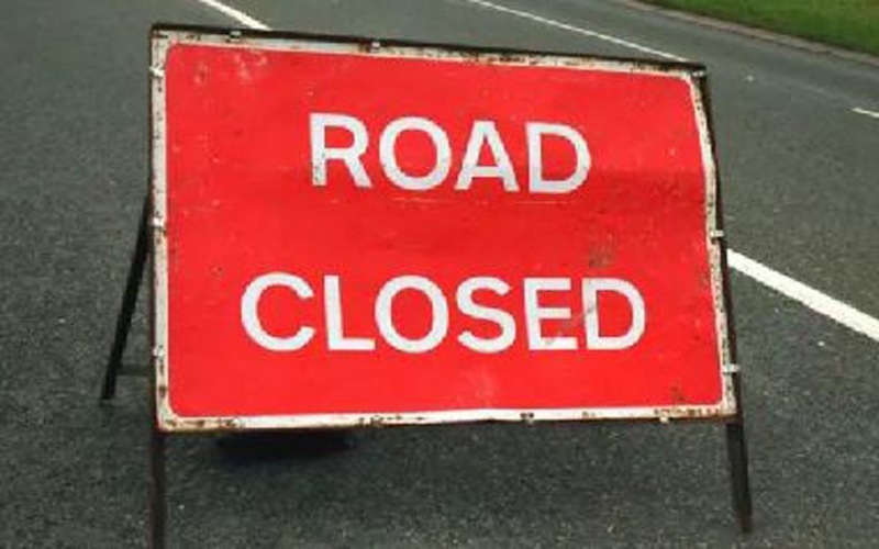 City roads closed for construction