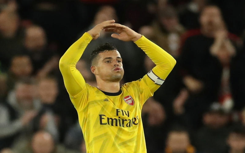 Club captain Xhaka defends Arsenal mentality after Evra criticism