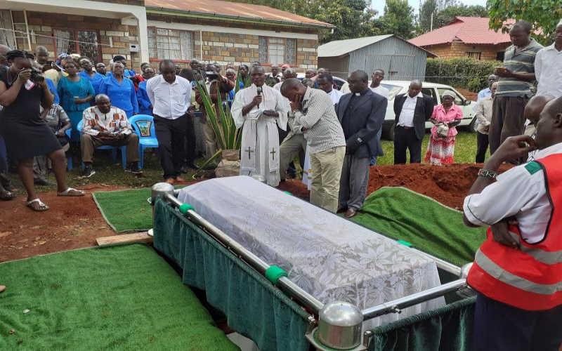 Crash victim’s remains buried