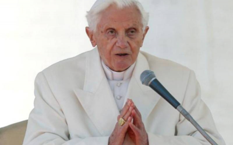 Ex-pope Benedict wants name removed from controversial book: aide