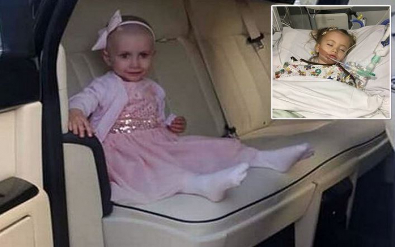 Girl, 3, battling brain cancer goes to prom because 'she may never get the chance'