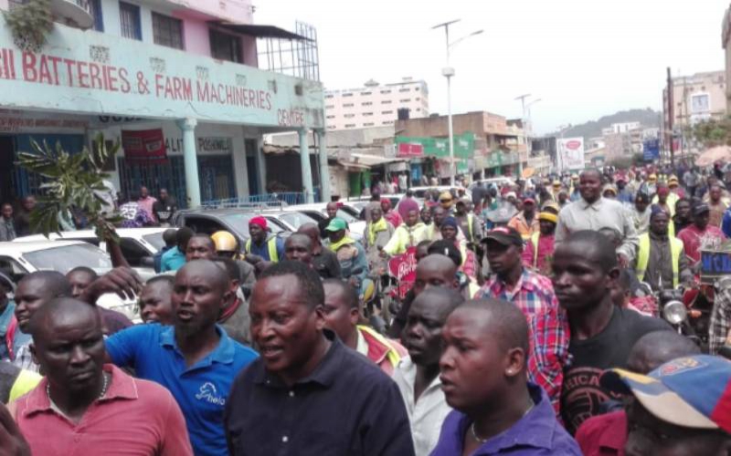 MP leads demos in Kisii over harassment of Chinese Contractor