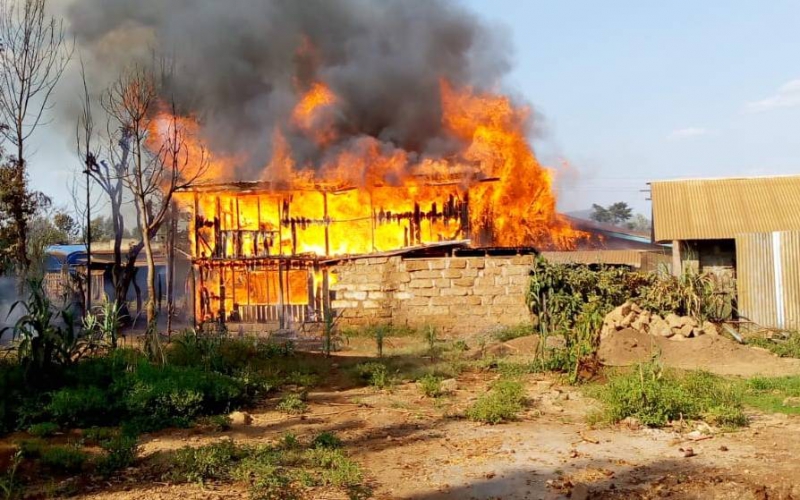 Pastor, congregation escape death as 'strange' fire engulfs church