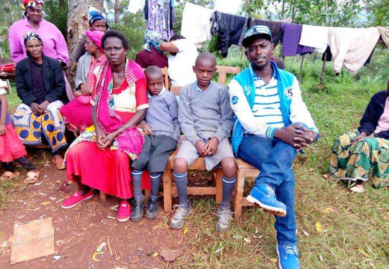 Sons save expectant mother from mudslide